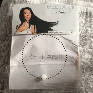 Bellami hair 18’ platinum blonde extensions
